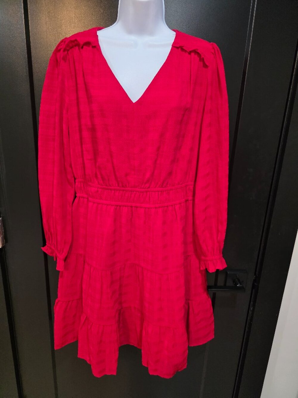 Loft Red Dress Sz 8 NWT
